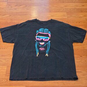 Riff Raff Jody High Roller Rap T-Shirt Neon Icon Hip Hop Tour Merch XL Vintage